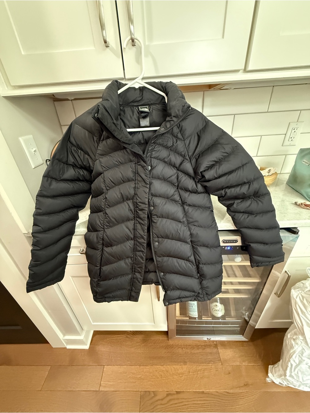 Women's The North Face Black Down Coat -